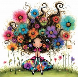Rain bow girl #51